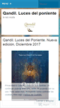 Mobile Screenshot of lucesdelponiente-qandil.com